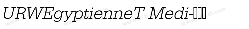 URWEgyptienneT Medi字体转换 URWEgyptienneT Medi字体转换